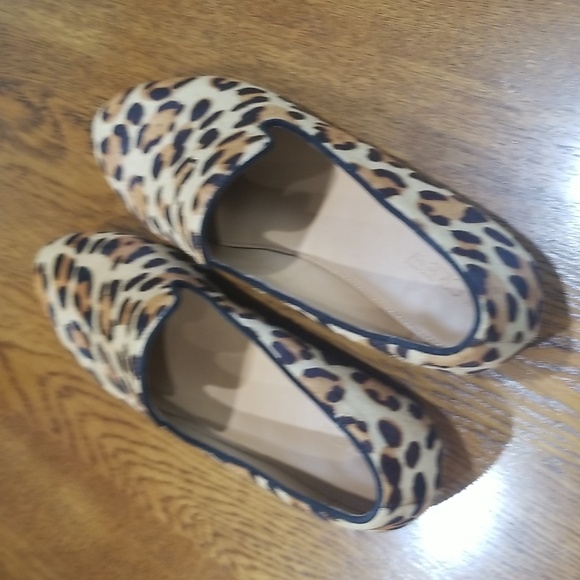 J Crew 9.5 calf hair penny loafers - Picture 4 of 15